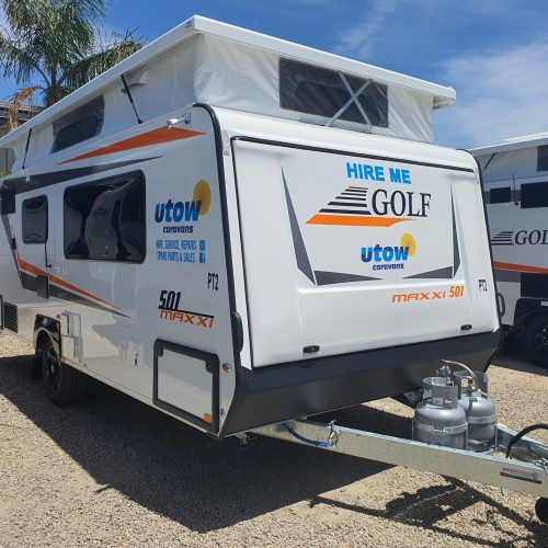 Golf maxxi pop top caravan